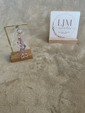 Handmade Lavender Jellyfish Charm | Iridescent Ocean-Inspired Hanging Decoration