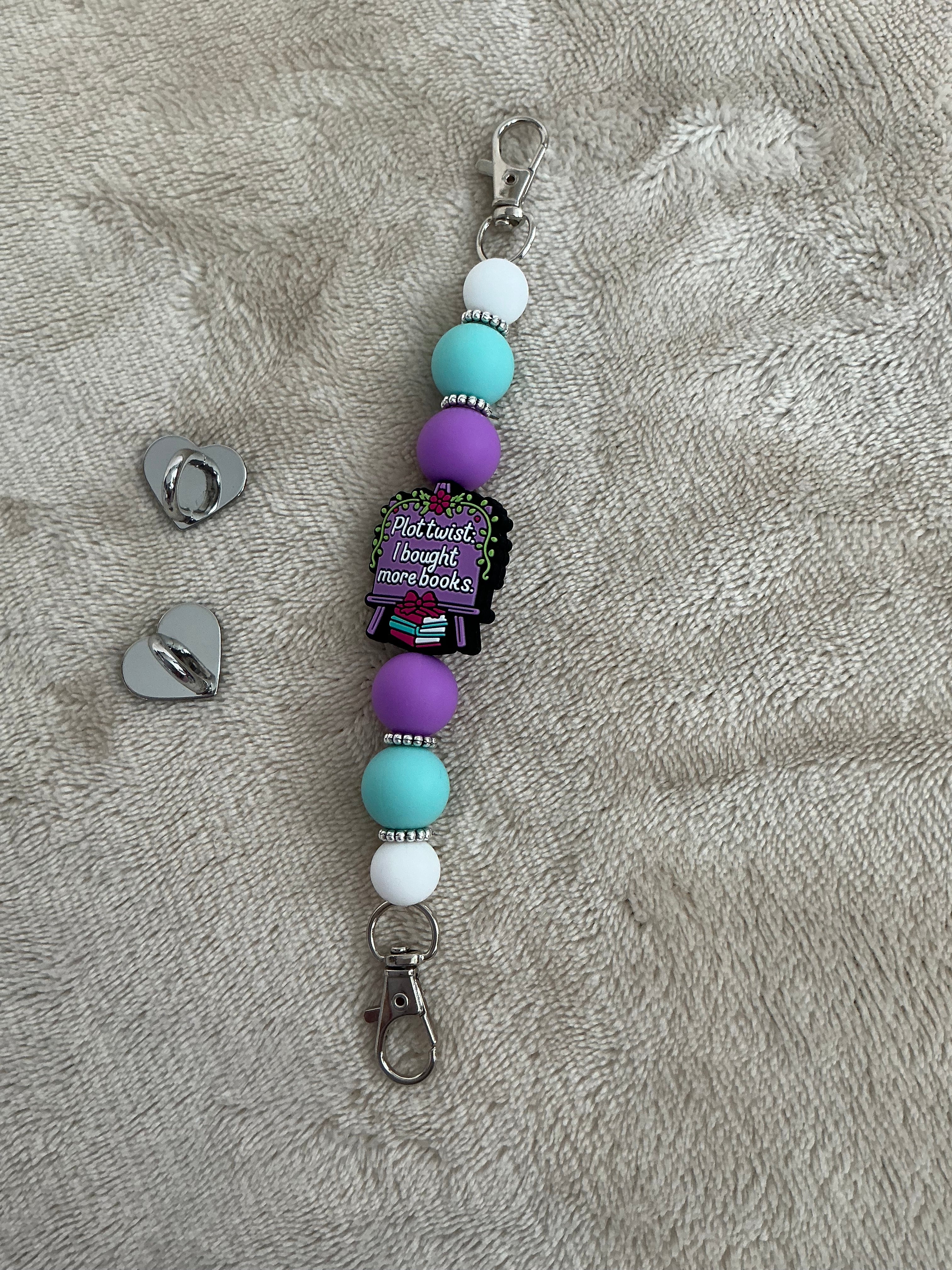 Plot Twist… I Bought More Books Handmade Kindle Strap | Book Lover E-Reader Accessory