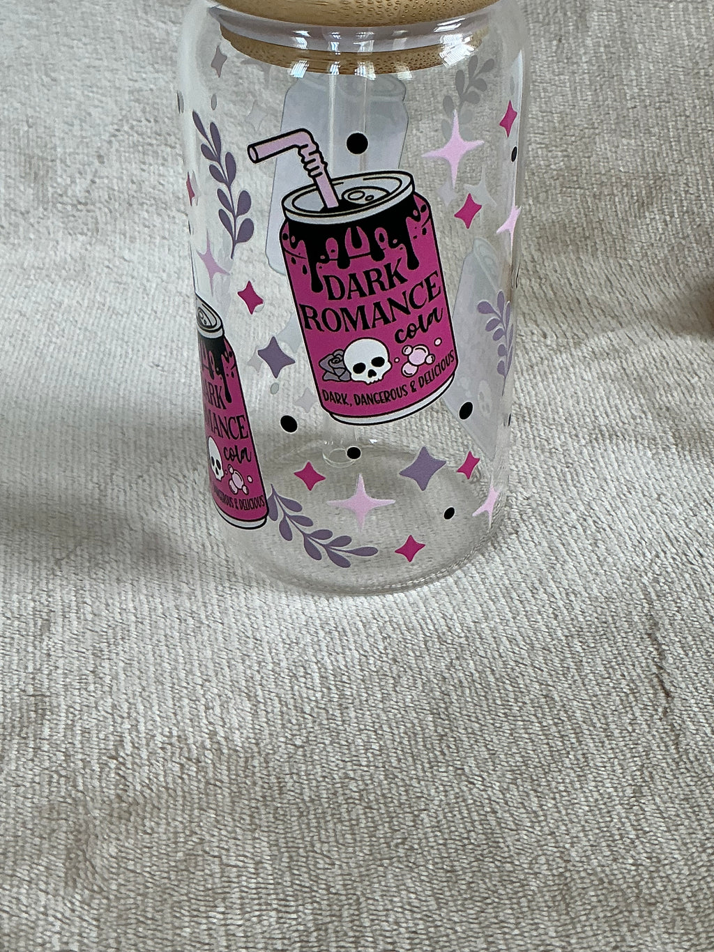 Dark Romance Cola Glass Tumbler