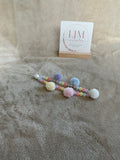 Pastel Pom‑Pom Phone Charm