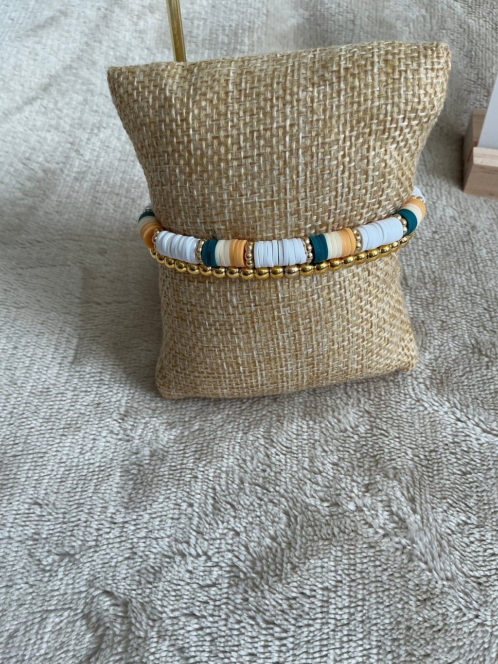 Golden Shores Bracelet Stack | Coastal Chic Beaded Set