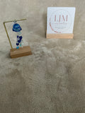 Ocean Dreams Jellyfish Charm | Handmade Blue Beaded Hanging Decoration