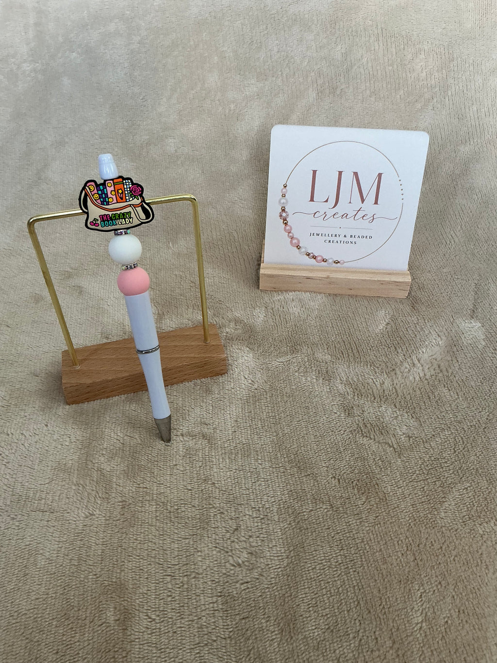 Crazy Book Lady Beaded Pen | Handmade Reader & Book Lover Gift