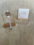Crazy Book Lady Beaded Pen | Handmade Reader & Book Lover Gift