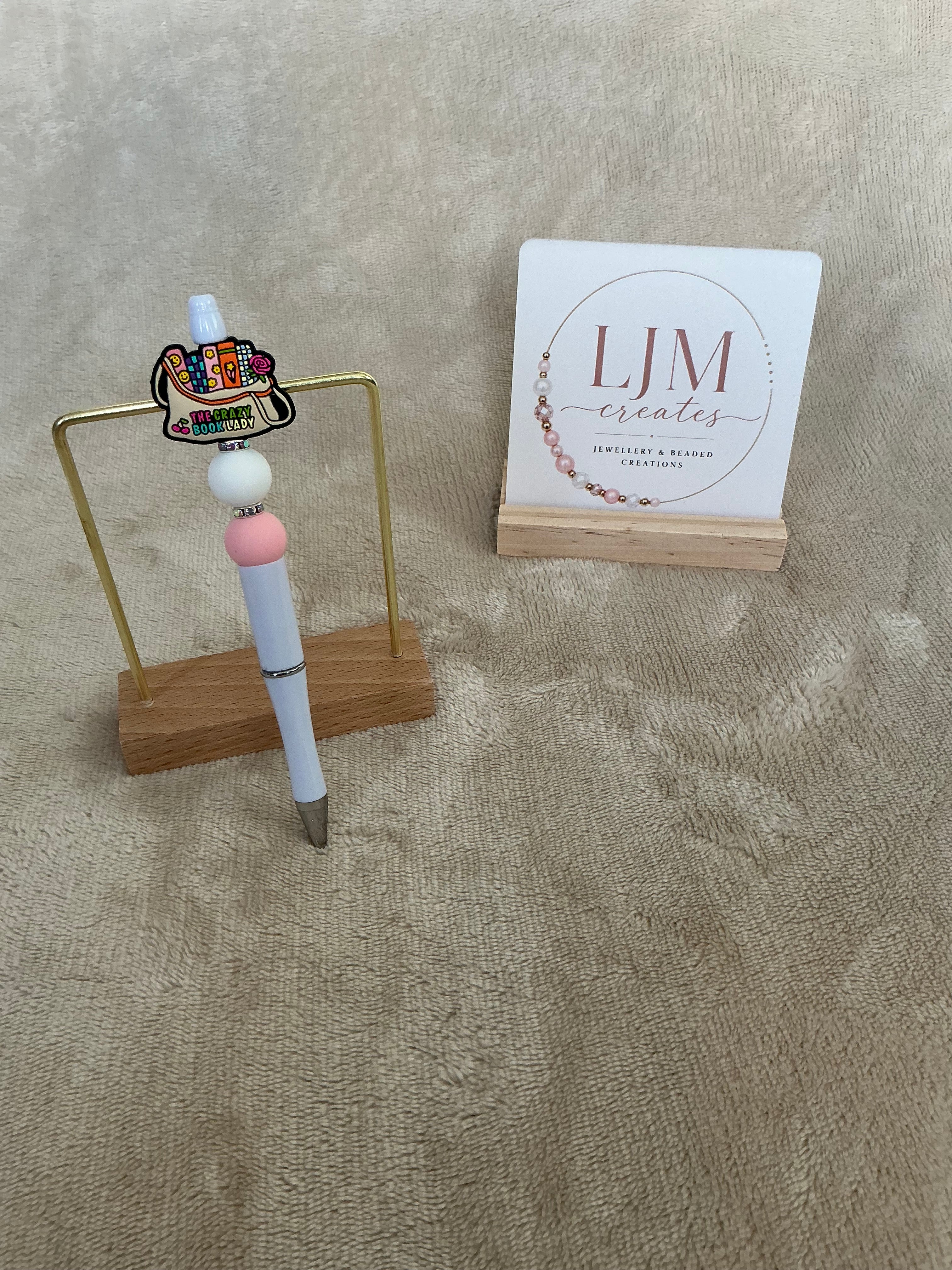 Crazy Book Lady Beaded Pen | Handmade Reader & Book Lover Gift
