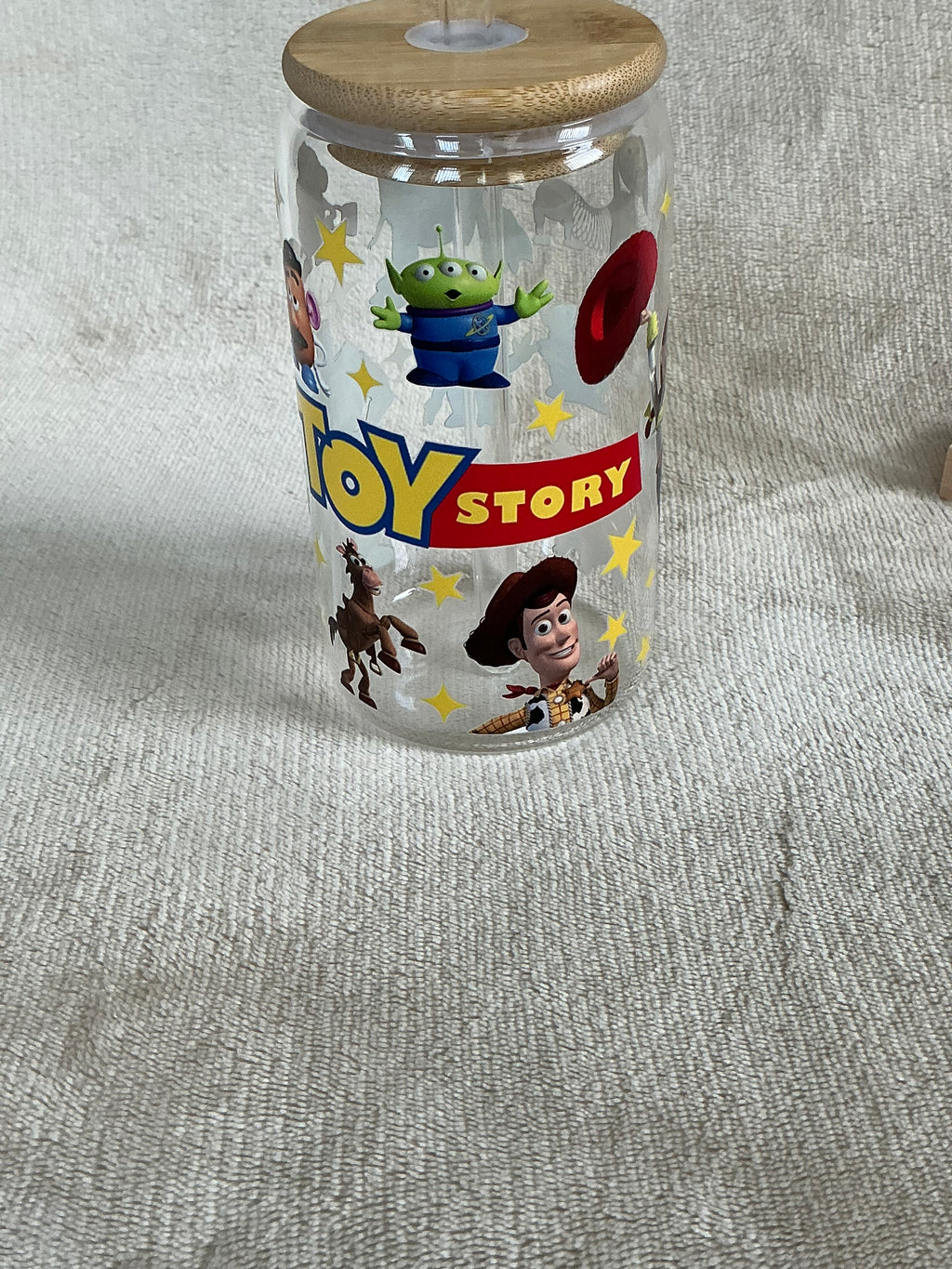 Toy Story Character Glass Tumbler