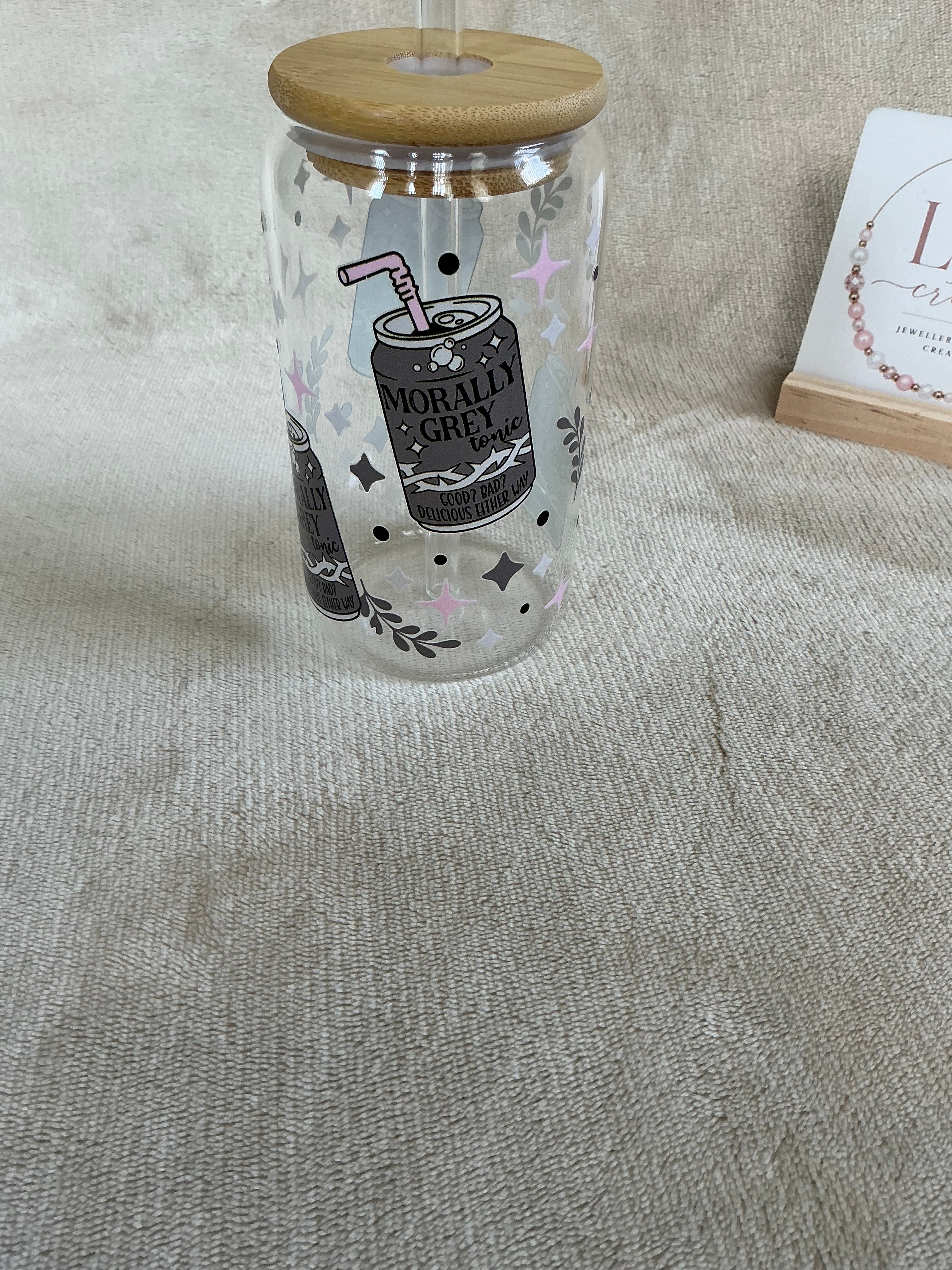 Morally Grey Tonic Glass Tumbler