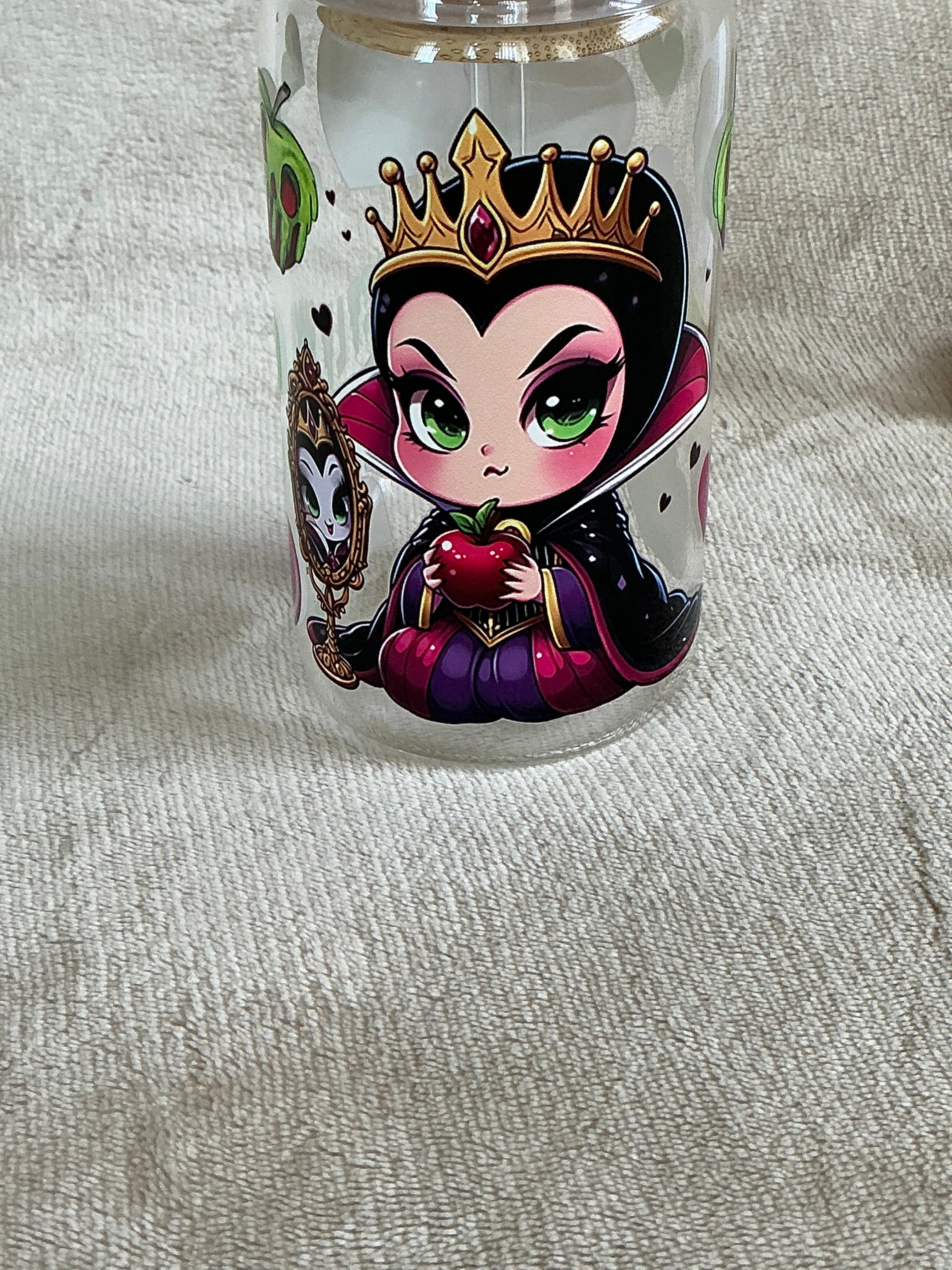 Evil Queen Glass Tumbler
